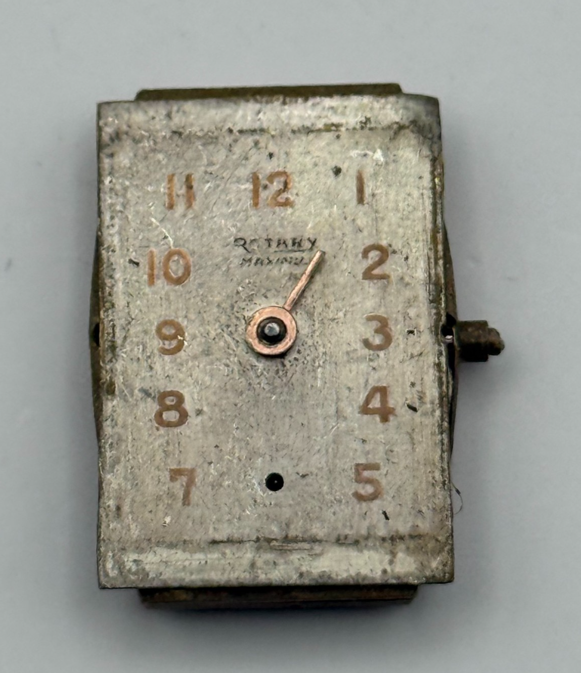 Revue 73 Watch Movement - Rotary Maximus 15 Jewels - For Parts / Repair - 17.4mm