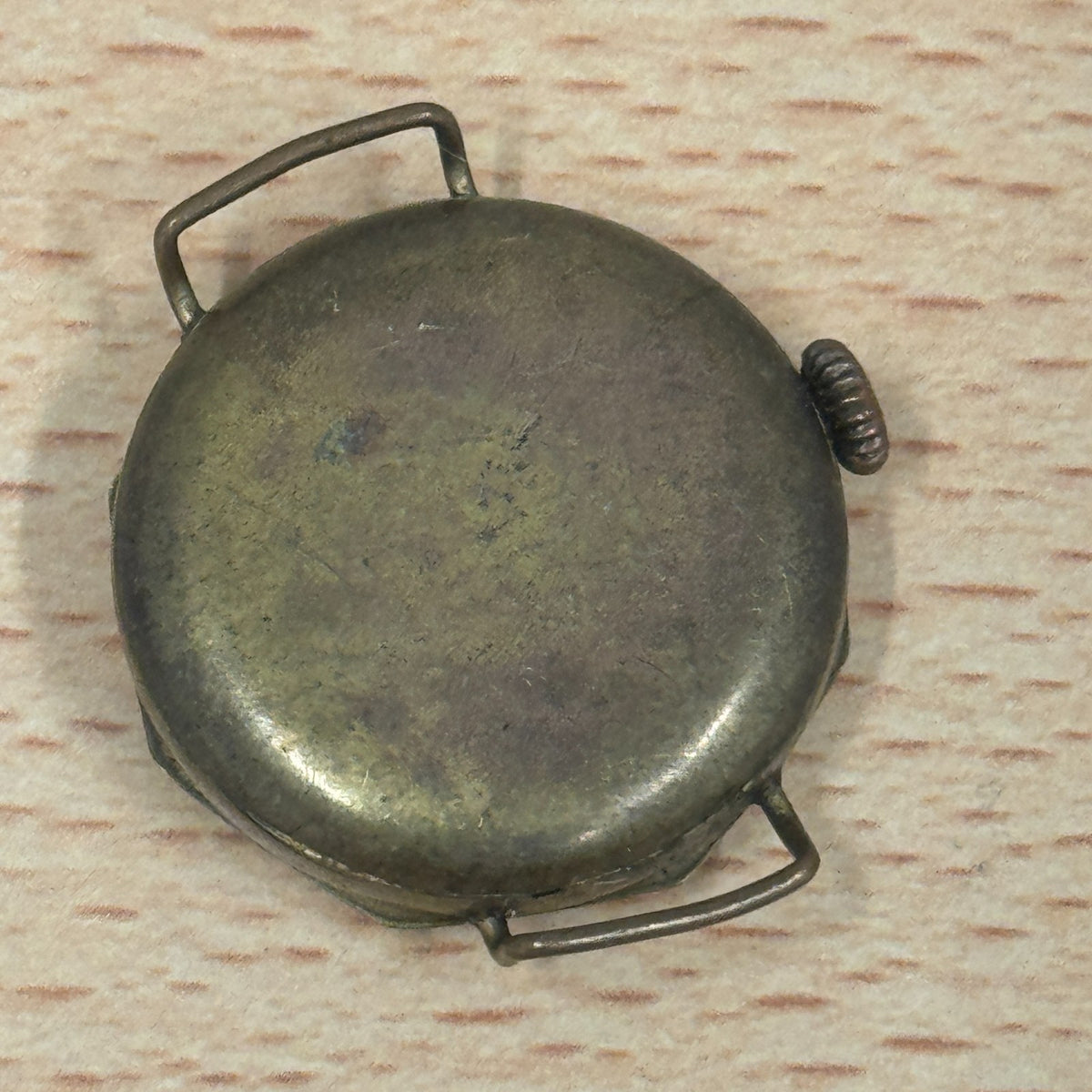 Enamel Bezel Trench Style Watch - Antique ? - Unusual Swiss - Spares/Repairs