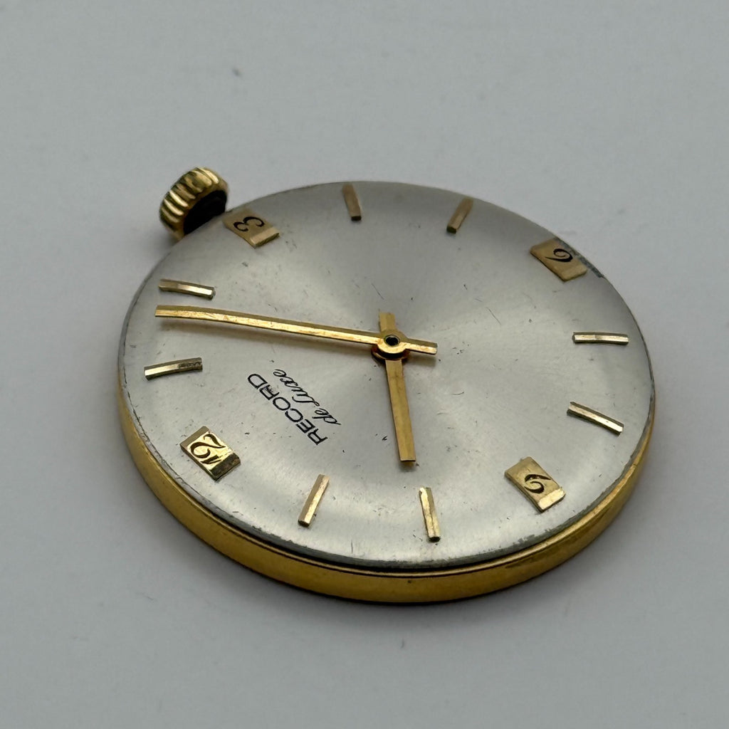Record 650 Watch Movement - De Luxe 17 Jewels - For Parts / Repair - 29.7mm