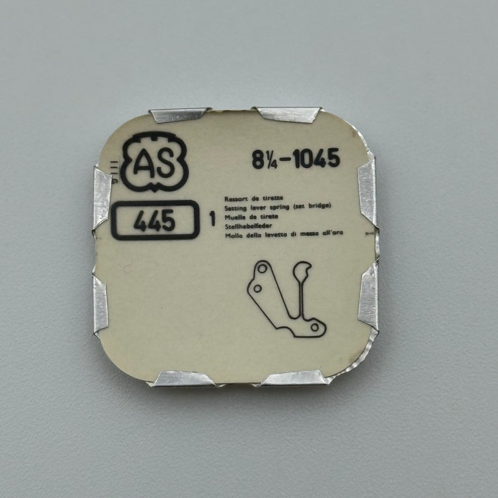 AS 1045 Setting Lever Spring - 8 1/4 - 445 - New Old Stock - Watch Parts