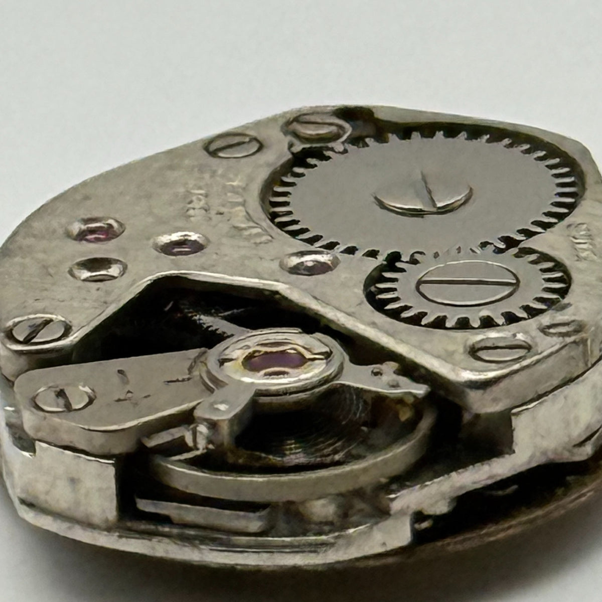 FHF Watch Movement 17 Jewels Swiss Manual Wind Vintage Parts Repair 9mm