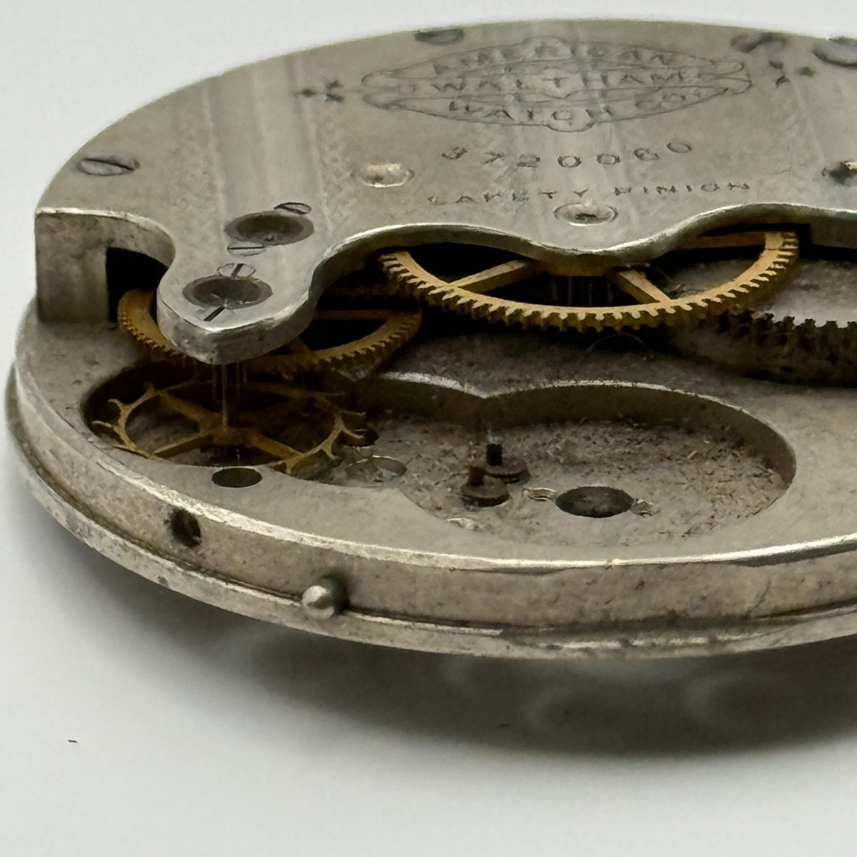 Waltham Seaside Watch Movement Model 1882 American Antique 1s Parts Repair
