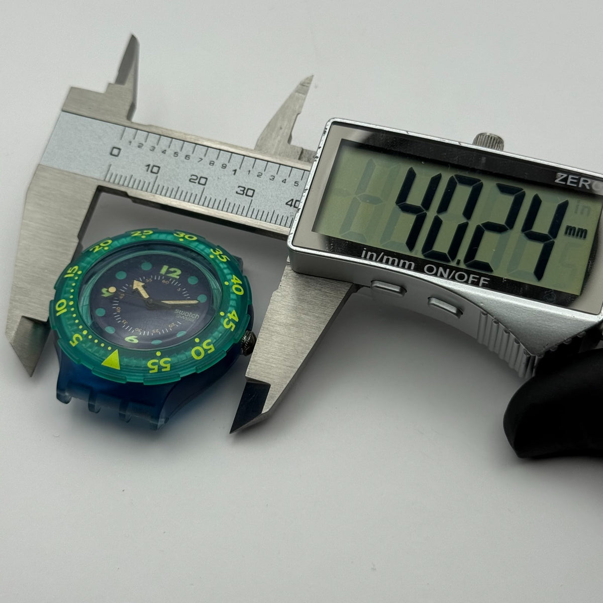 Vintage Swatch Scuba 200 Watch SDN100 Blue Moon 1990 ETA Quartz Swiss 40mm Parts