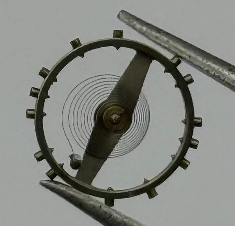 MST 367 Balance Wheel Complete And Spring 8¾’’’ 260 Watch Movement Parts NOS