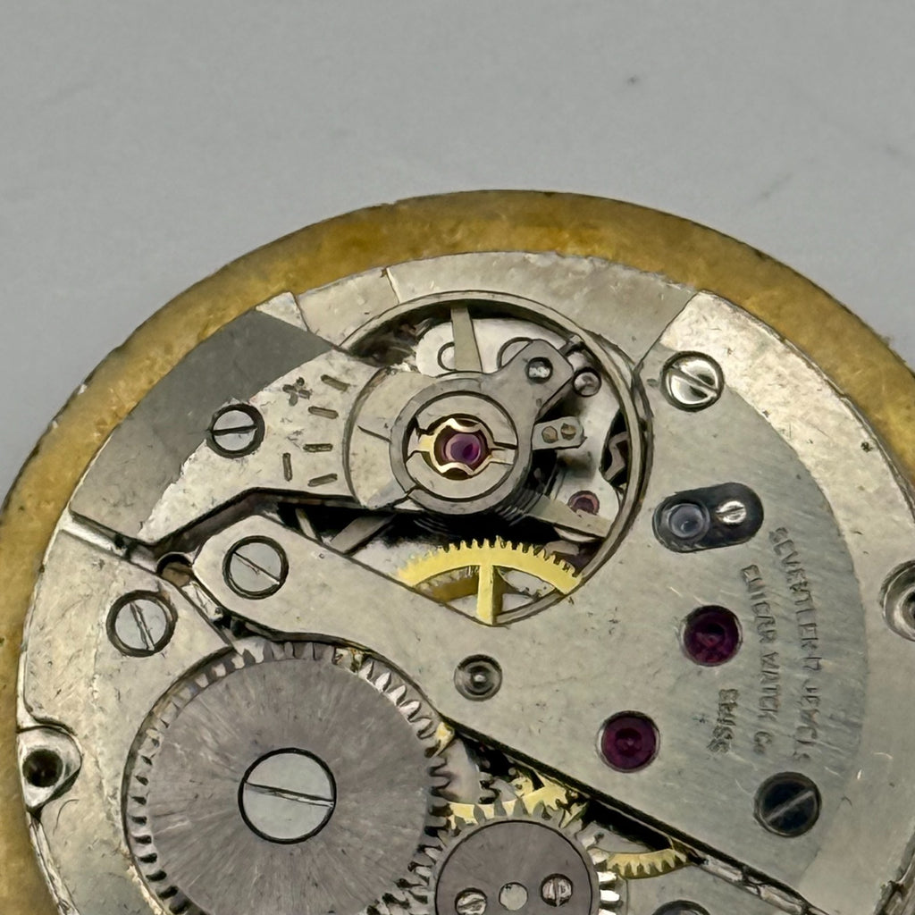 Enicar 1012B Watch Movement A-R 17 Jewels Running Manual Wind Vintage Parts 26mm