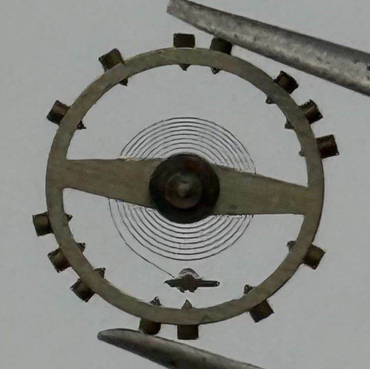 FEF 270 Balance Wheel Complete And Spring 5¼’’’ 173 M Watch Movement Parts NOS