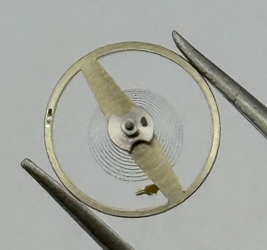 Oris 670 672 Balance Wheel Complete And Spring 8¾’’’ 5246 Watch Movement Parts