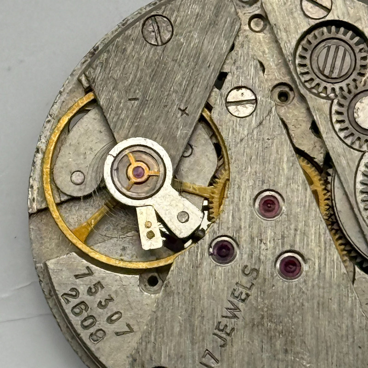 Poljot 2609 Watch Movement Soviet 17 Jewels Manual Wind Parts Repair 26.5mm