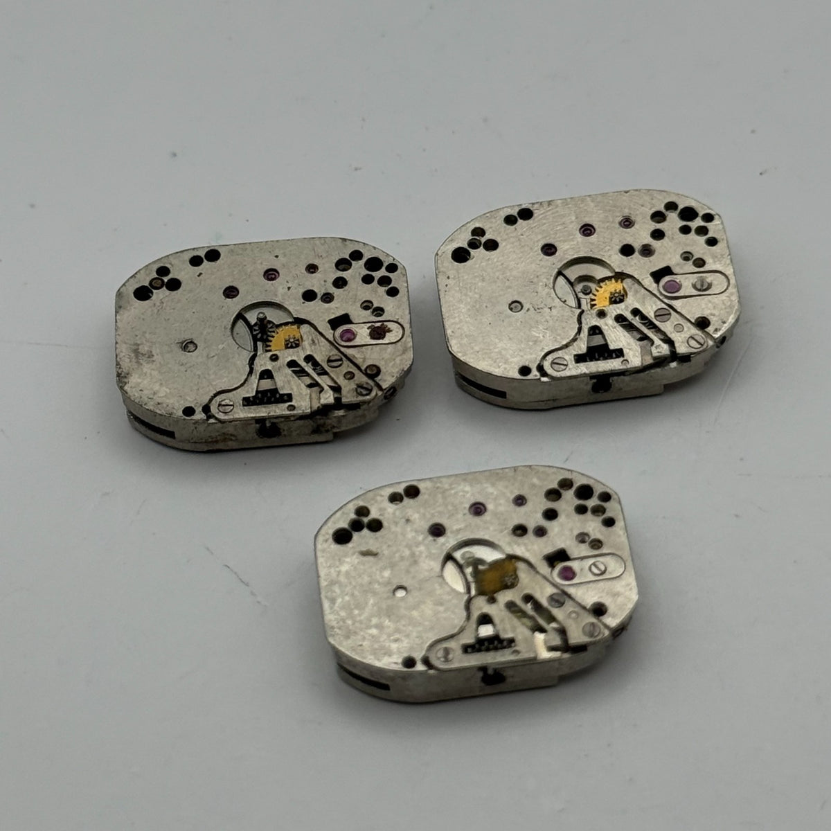 Zaria Luch 1800 Watch Movement Soviet USSR Ladies x 3 Pieces Parts Repair 14mm