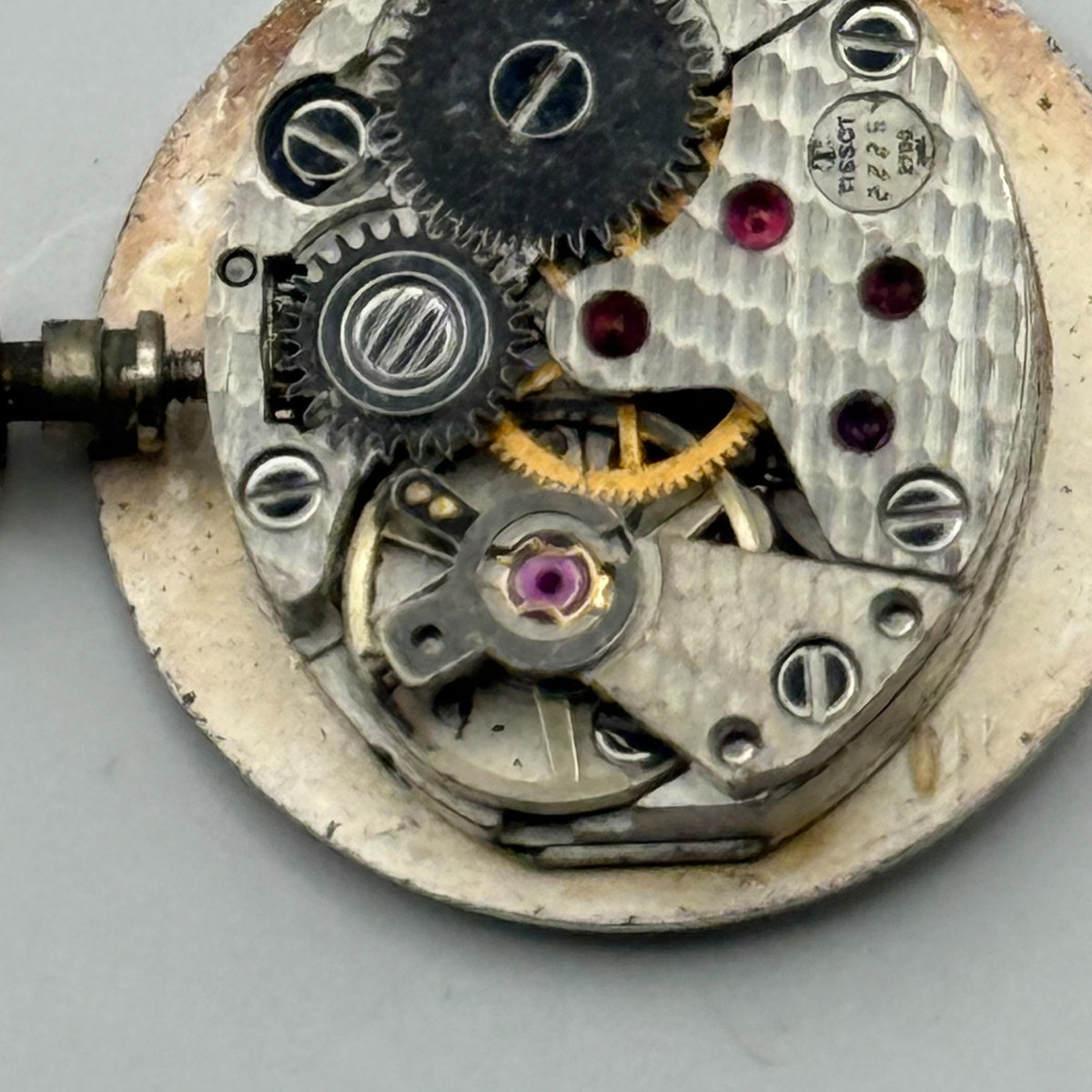 Tissot 2700 Watch Movement Stylist Swiss Manual Wind Vintage Parts Repair 13.3mm