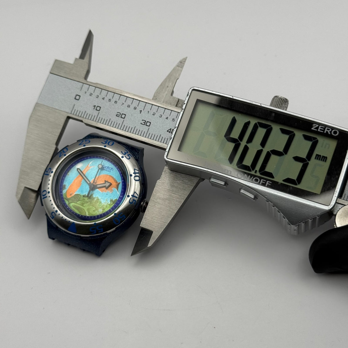 Vintage Swatch Scuba 200 Watch SDN112 Decompression 1994 Swiss 40mm Parts Repair