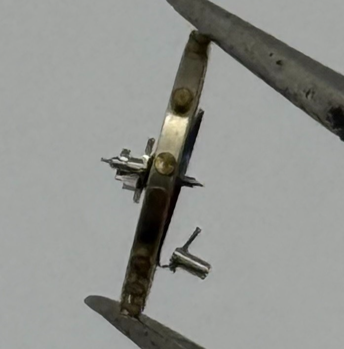 Peseux 220 Balance Wheel Complete And Spring 8¾’’’ 2007 Watch Movement Parts