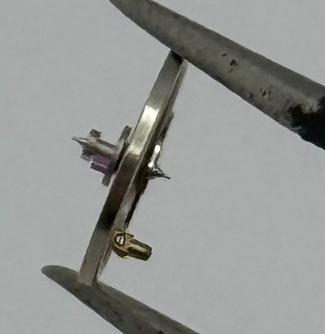 RL 8013 Balance Wheel Complete And Spring 8¾’’’ 1458 Watch Movement Parts NOS