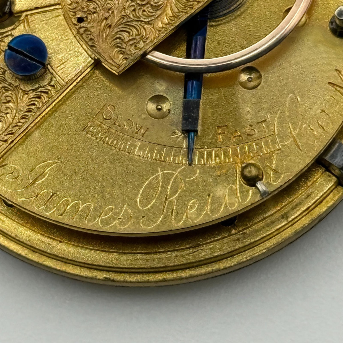 English Lever Pocket Watch Movement - James Reid & Co. Coventry - Parts / Repair