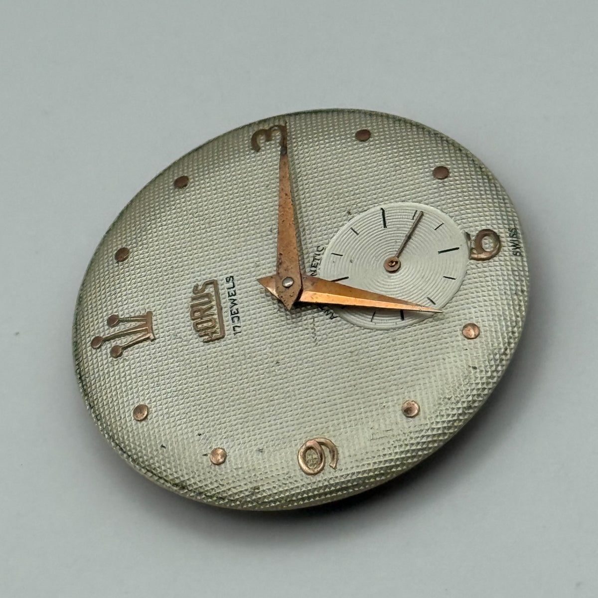 Felsa 391 Watch Movement - Horus 17 Jewels - For Parts / Repair - 26.8mm