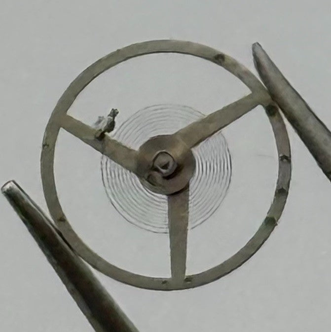 Felsa 4020 4025 Balance Wheel Complete And Spring 1437 Watch Movement Parts NOS