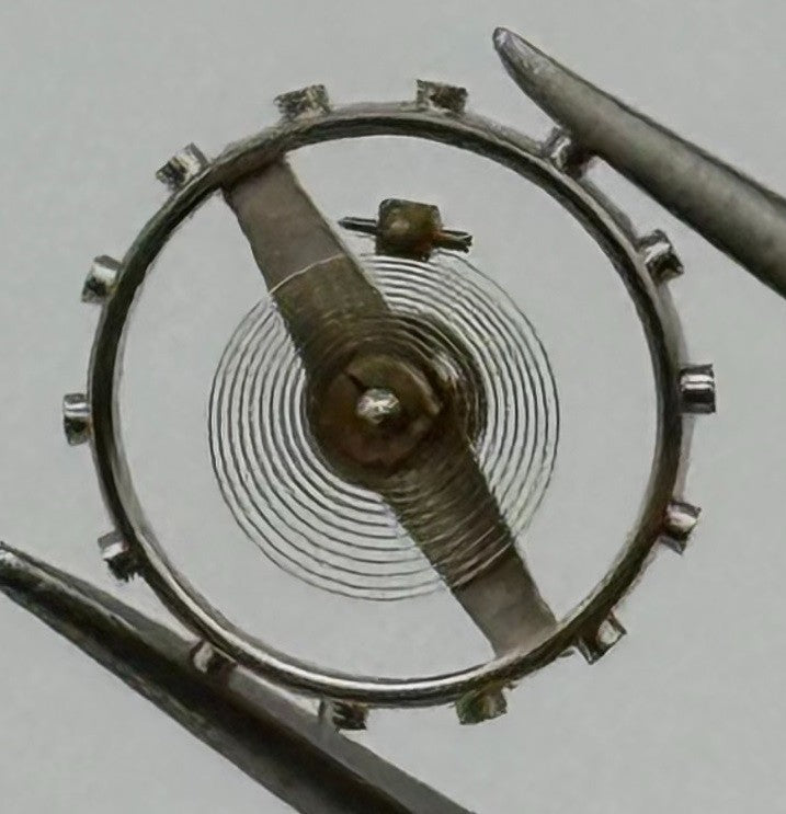 EB 1431 Balance Wheel Complete And Spring 8¾’’’ Renata 120 Watch Movement Parts