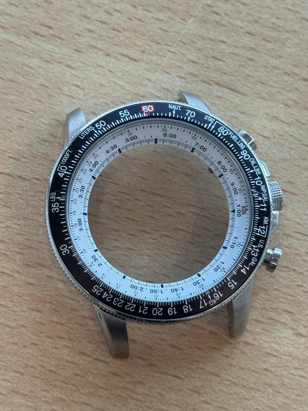 Seiko SSC013 Flightmaster Watch Case - Chronograph - New Old Stock