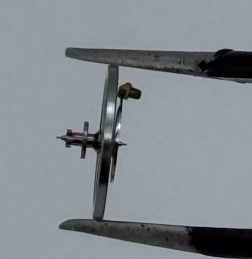 BFG 925 Balance Wheel Complete And Spring 6¾’’’ Ronda 4440 Watch Movement Parts