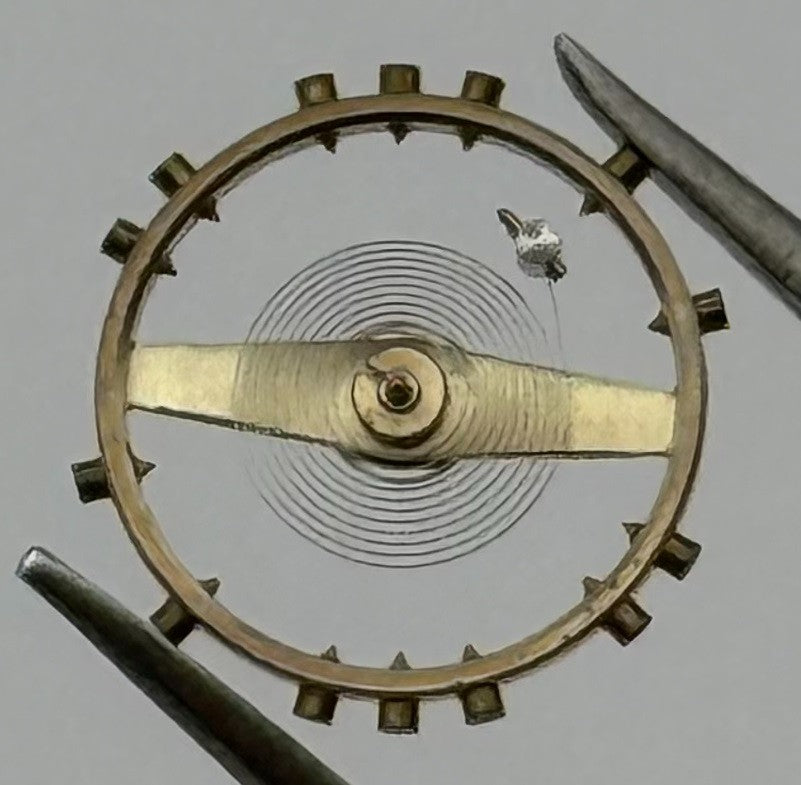 AS 415 Balance Wheel Complete And Spring 9¾’’’ Renata Watch Movement Parts NOS