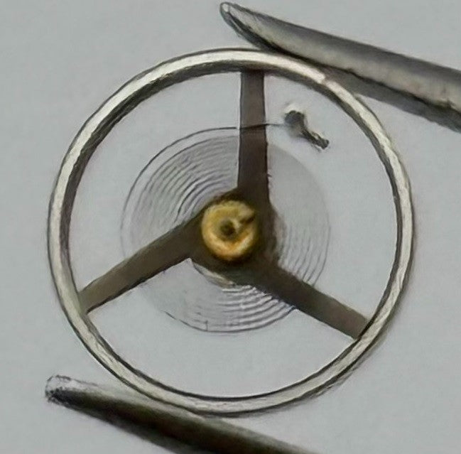 FEF 6620 Balance Wheel Complete And Spring 5½’’’ 1450 M Watch Movement Parts NOS