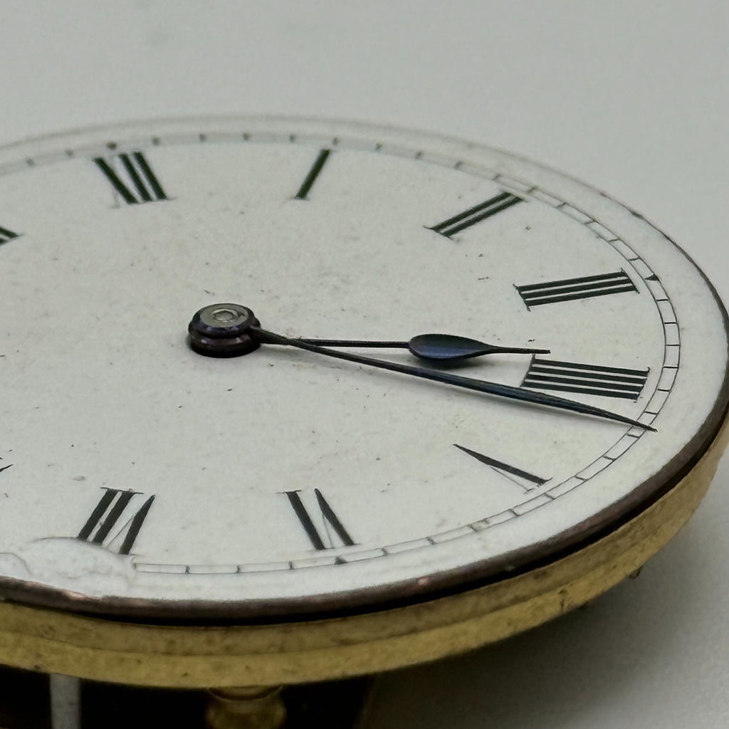 English Lever Pocket Watch Movement - Unidentified - Parts / Repair 35.7mm