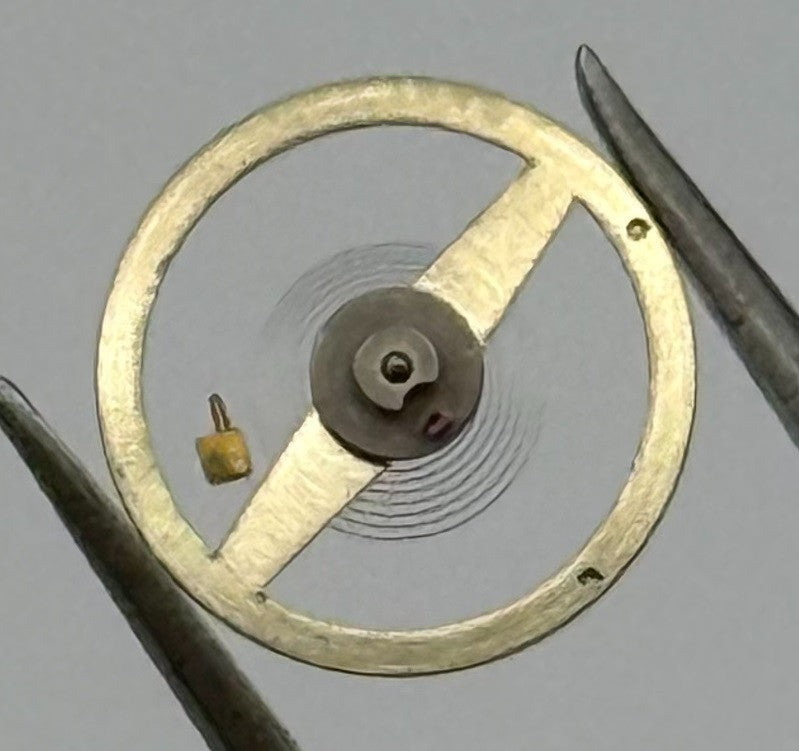 Amida 562 Balance Wheel Complete And Spring 8¾’’’ 874 Watch Movement Parts NOS