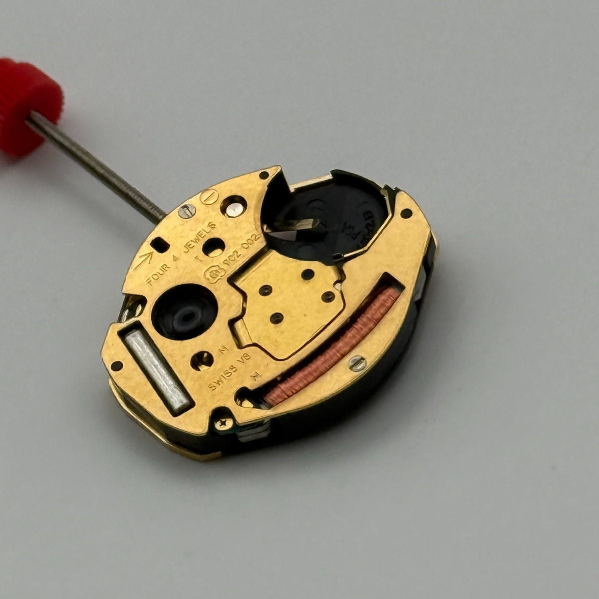 ETA 902.002 Watch Movement Running Quartz 4 Jewels Swiss Parts Repair 15.3mm