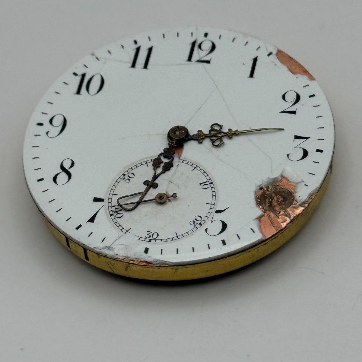 Zenith Pocket Watch Movement Open Face Patent 30751 October 18 1904 Parts 40.9mm