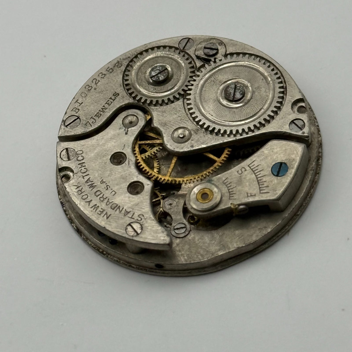 New York Standard Grade 306 Watch Movement Model BI American 1913 0s Parts