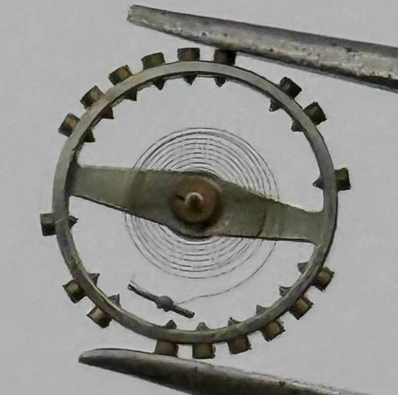 AS 1051 Balance Wheel Complete And Spring 5¼’’’ 34 M Watch Movement Parts