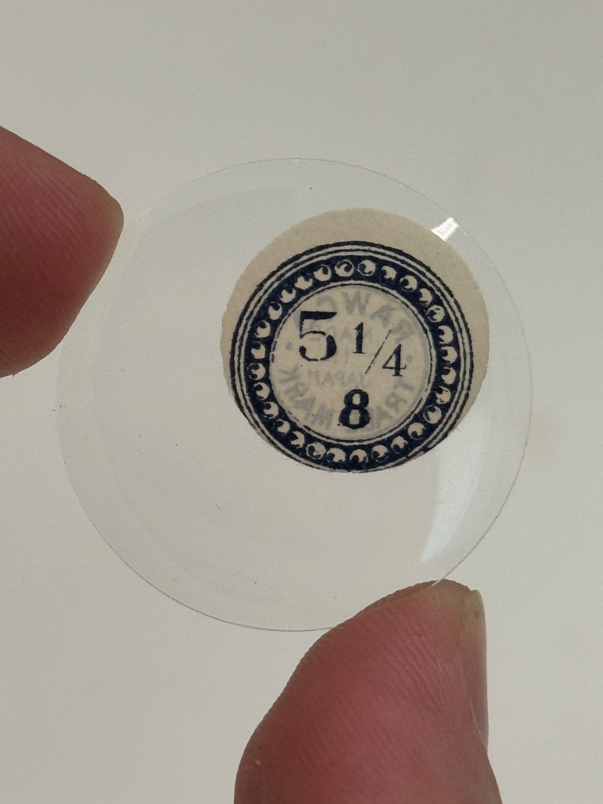Antique Pocket Watch Glass Crystal - Choose From Available Sizes - Rawco - NOS