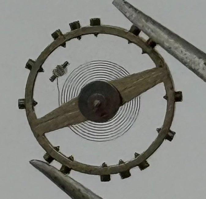 FHF 8 Balance Wheel Complete And Spring 8¾’’’ Renata 191 Watch Movement Parts