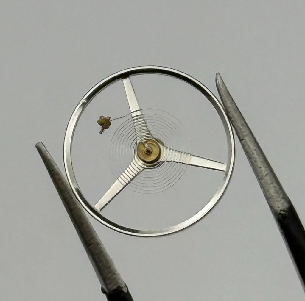 Oris 710 712 Balance Wheel Complete And Spring 10½’’’ 1833 Watch Movement Parts