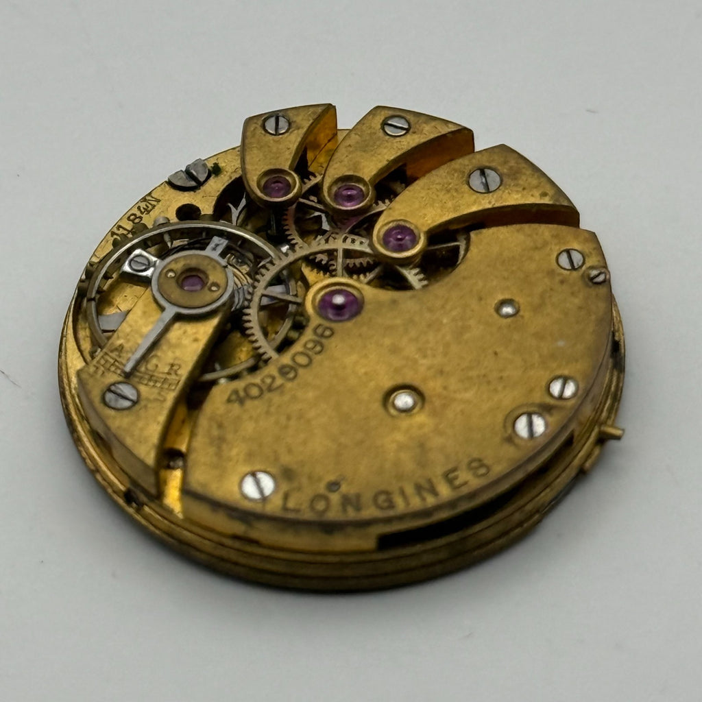 Longines 11.84N Watch Movement - For Parts / Repair - 25.4mm