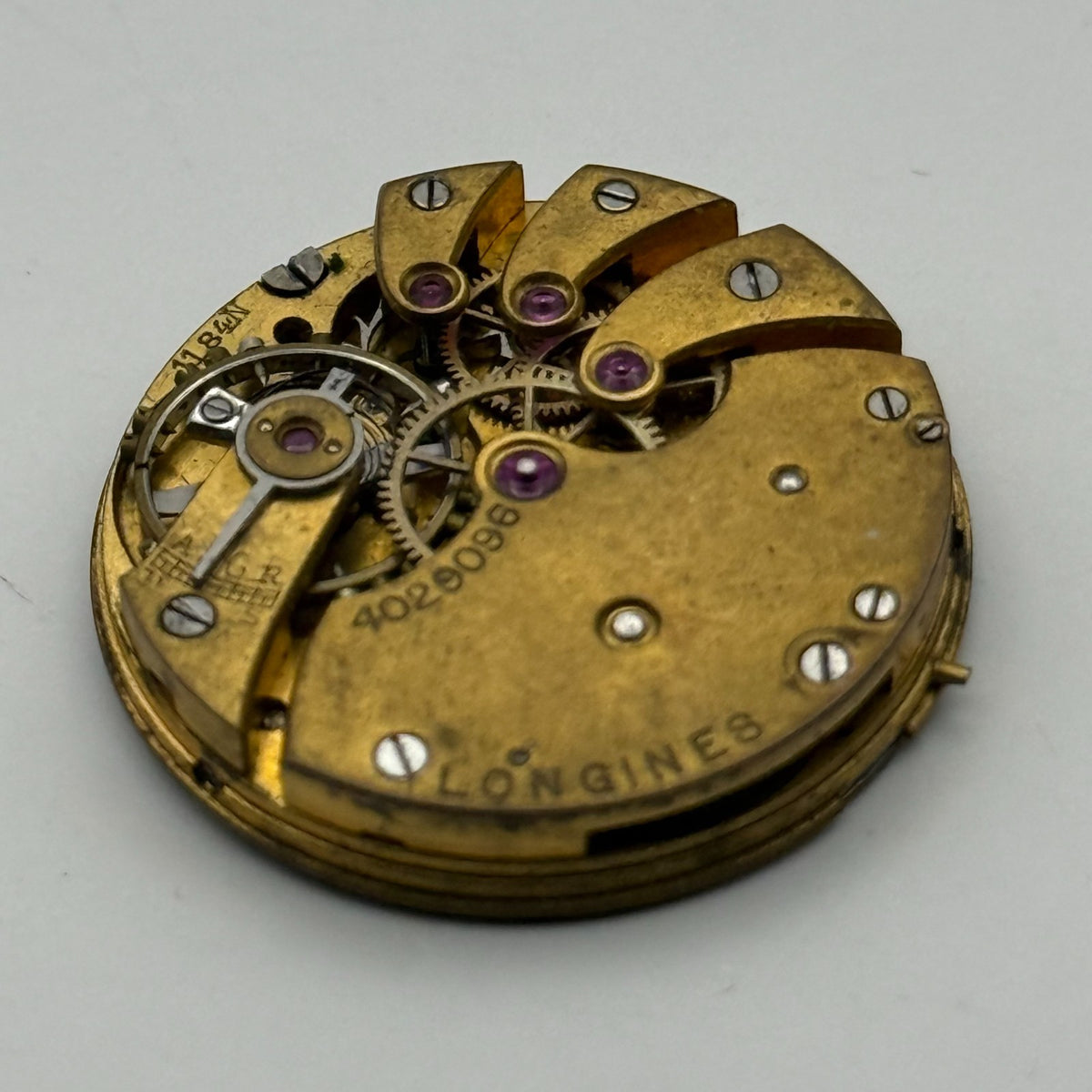 Longines 11.84N Watch Movement - For Parts / Repair - 25.4mm