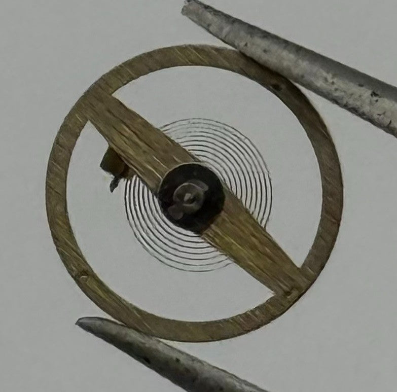 RW 75 Balance Wheel Complete And Spring 5¼’’’ Renata 557 Watch Movement Parts