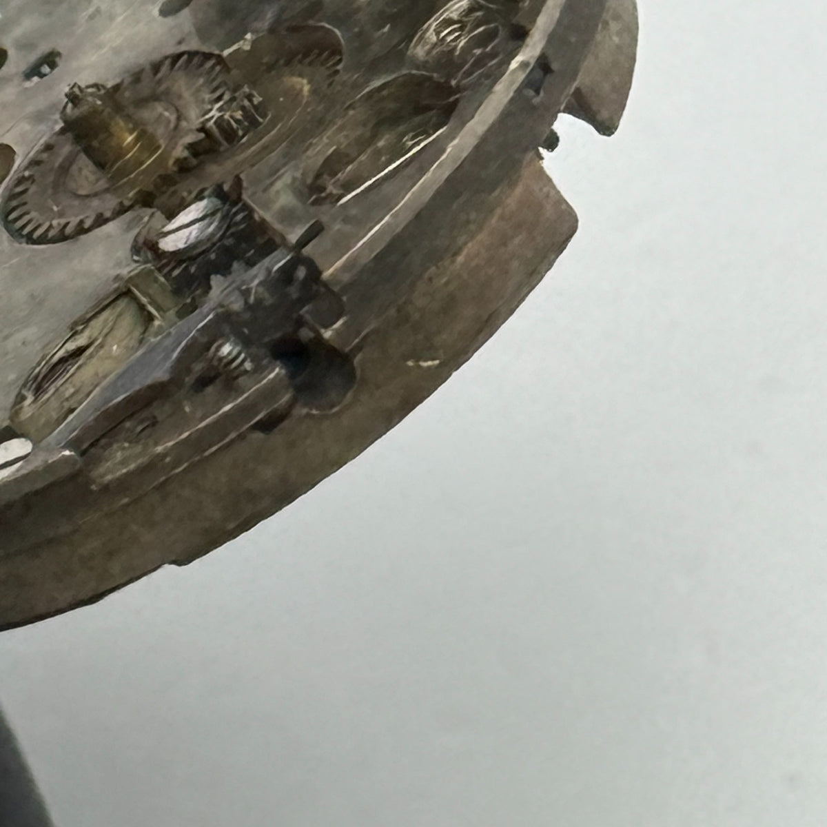Unidentified Watch Movement Manual Wind Vintage Parts Repair Spares 24.1mm