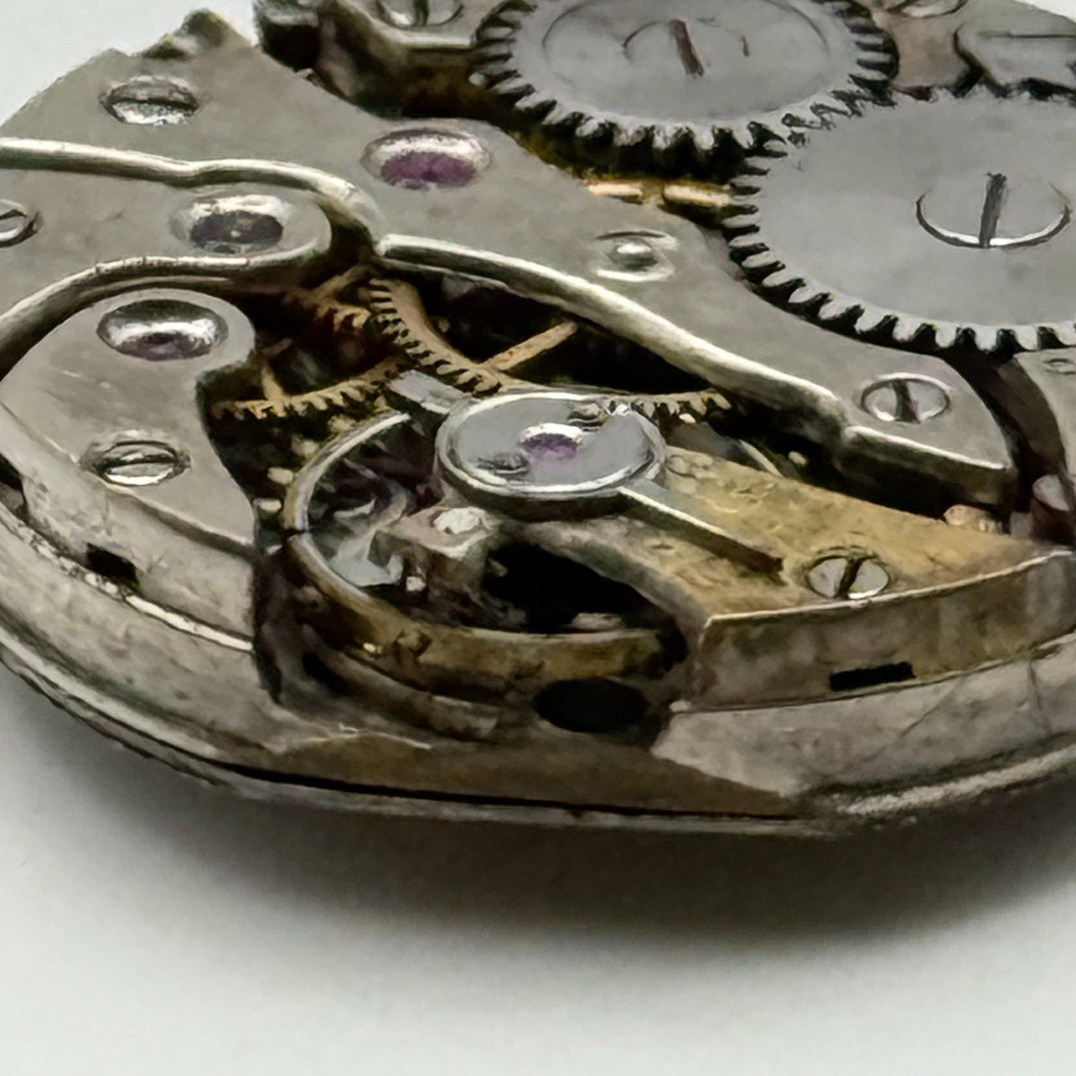 Unidentified Watch Movement Swiss Made Manual Wind Vintage Parts Repair 19.3mm