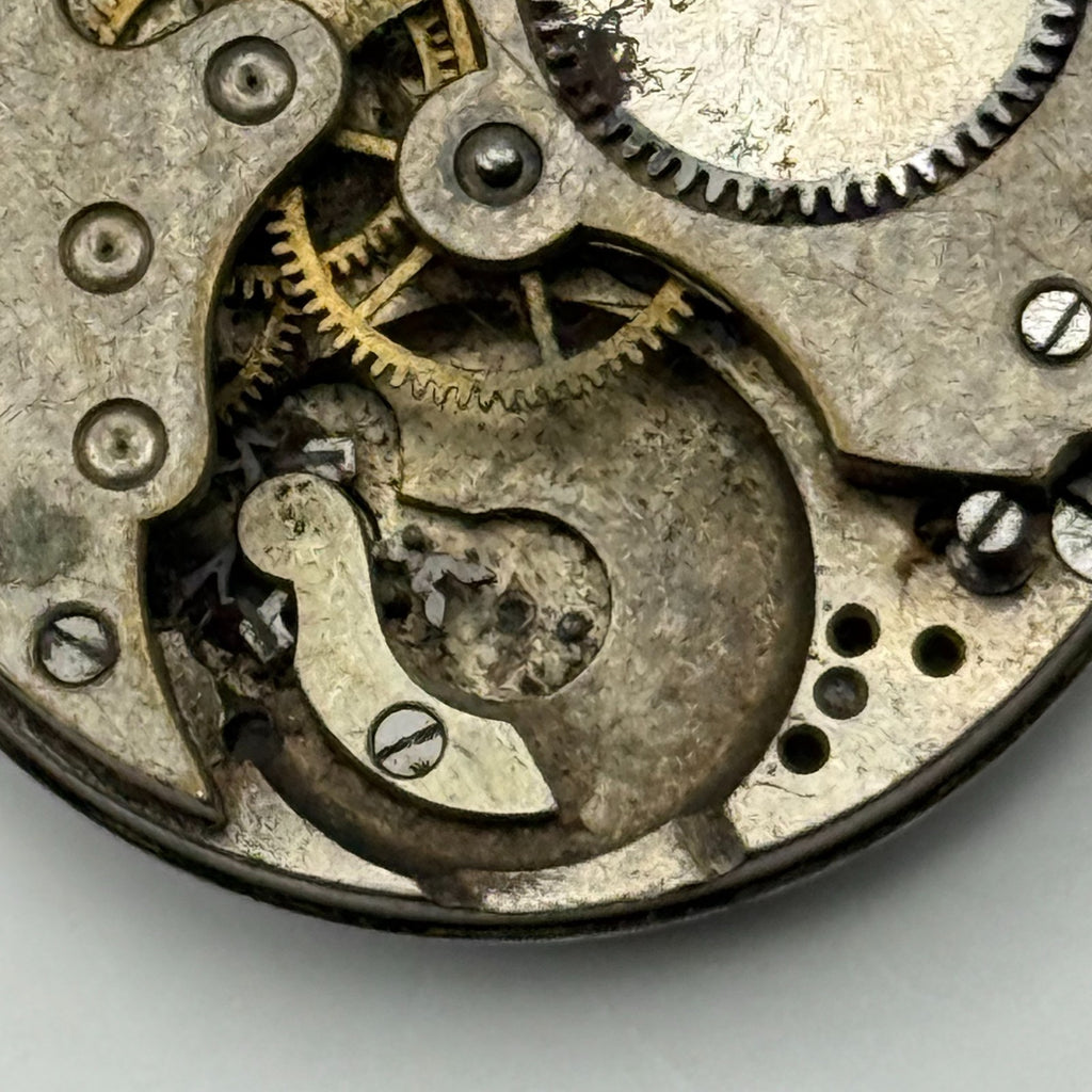 FHF Patent 51482 Watch Movement Swiss 7 Jewels Incomplete Parts Repair 29.2mm