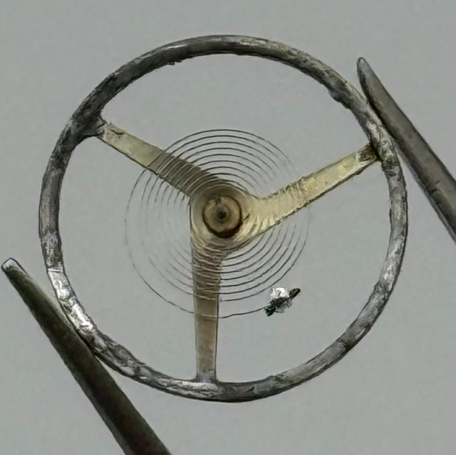 ETA 2751 2771 Balance Wheel Complete And Spring Renata 1835 Watch Movement Parts