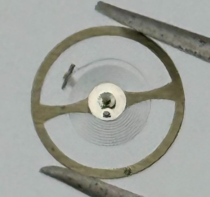 Durowe D 75 Balance Wheel Complete And Spring 5½’’’ Watch Movement Parts NOS