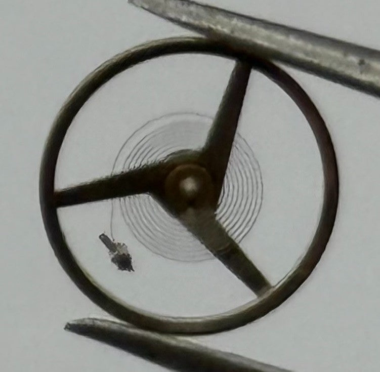 ETA 2412 Balance Wheel Complete And Spring Renata 1413 Watch Movement Parts NOS