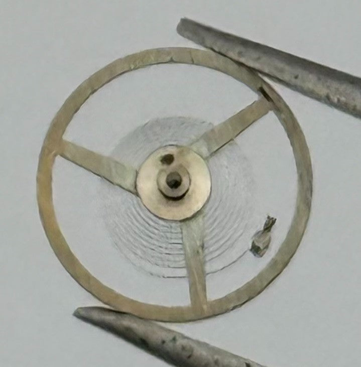 FHF 59-21 Balance Wheel Complete And Spring Renata 1353 Watch Movement Parts NOS
