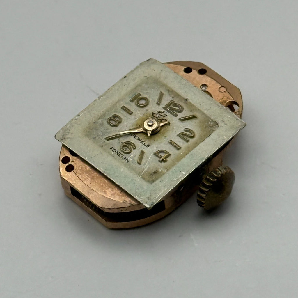 Hyppolyte Parrenin 25 Watch Movement Elco Swiss Manual Wind Parts Repair 12.7mm