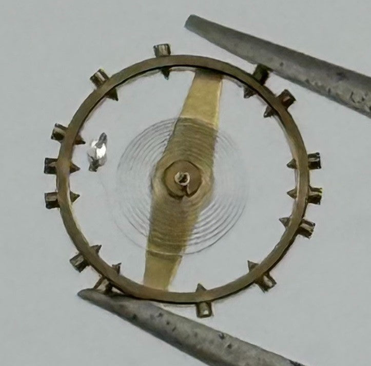 AS 1240 Balance Wheel Complete And Spring 8¾’’’ Renata 49 M Watch Movement Parts