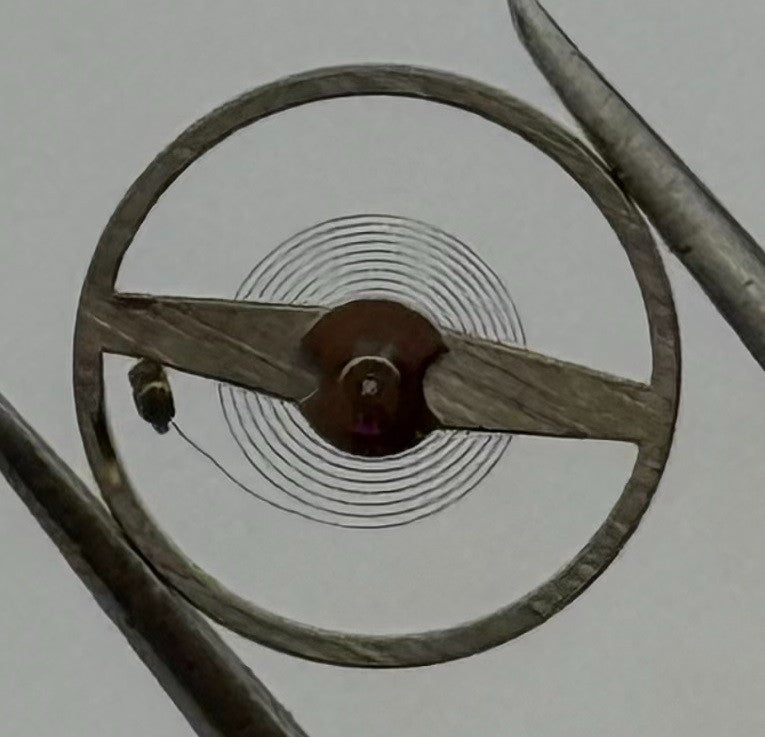 Oris 670 672 Balance Wheel Complete And Spring 8¾’’’ 5246 Watch Movement Parts
