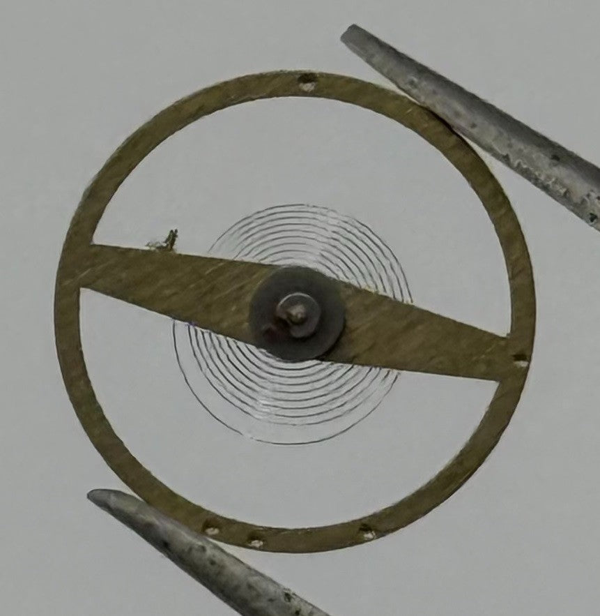 ST 1800 1805 Balance Wheel Complete And Spring Renata 1508 Watch Movement Parts