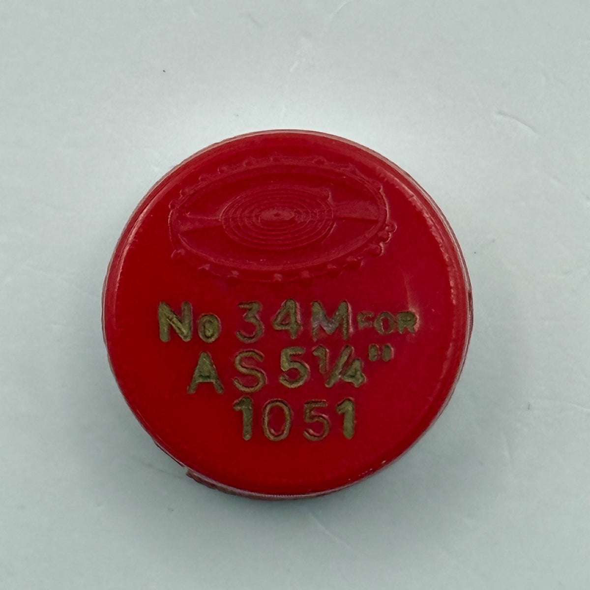 AS 1051 Balance Wheel Complete And Spring 5¼’’’ 34 M Watch Movement Parts NOS