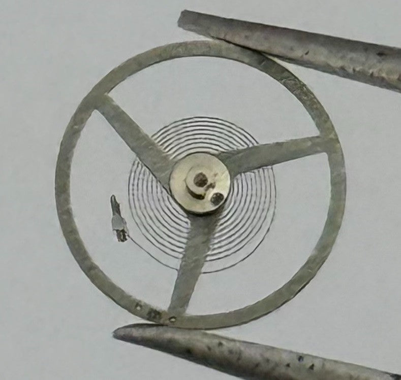 AS 1744 Balance Wheel Complete And Spring 7¾''' 1566 M Watch Movement Parts NOS